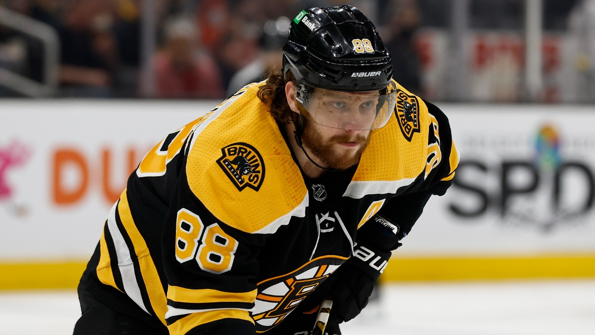 Boston Bruins winger David Pastrnak