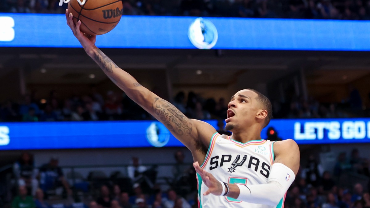 San Antonio Spurs guard Dejounte Murray