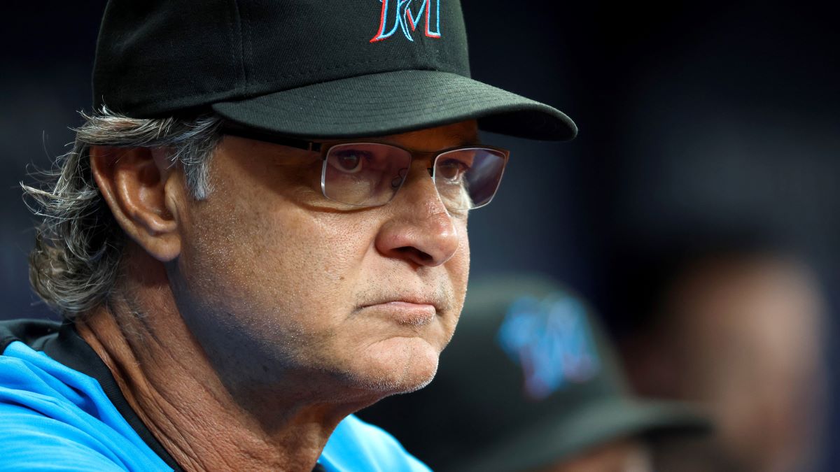 Miami Marlins manager Don Mattingly