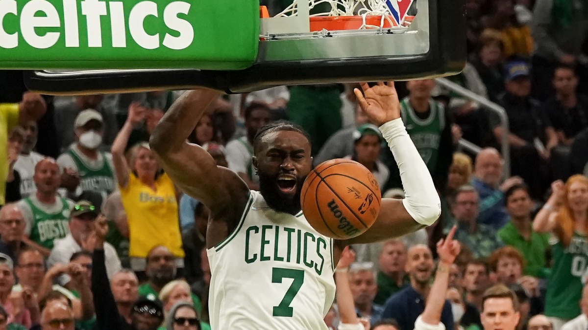 Boston Celtics guard Jaylen Brown