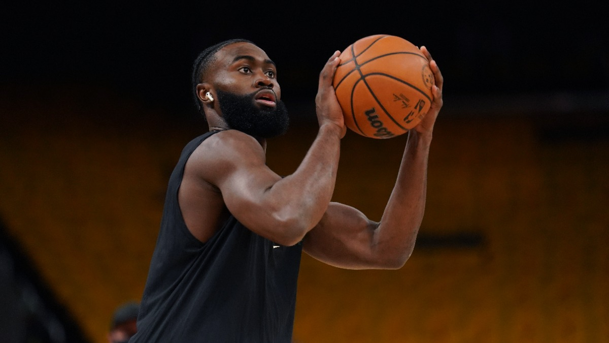 Boston Celtics guard Jaylen Brown