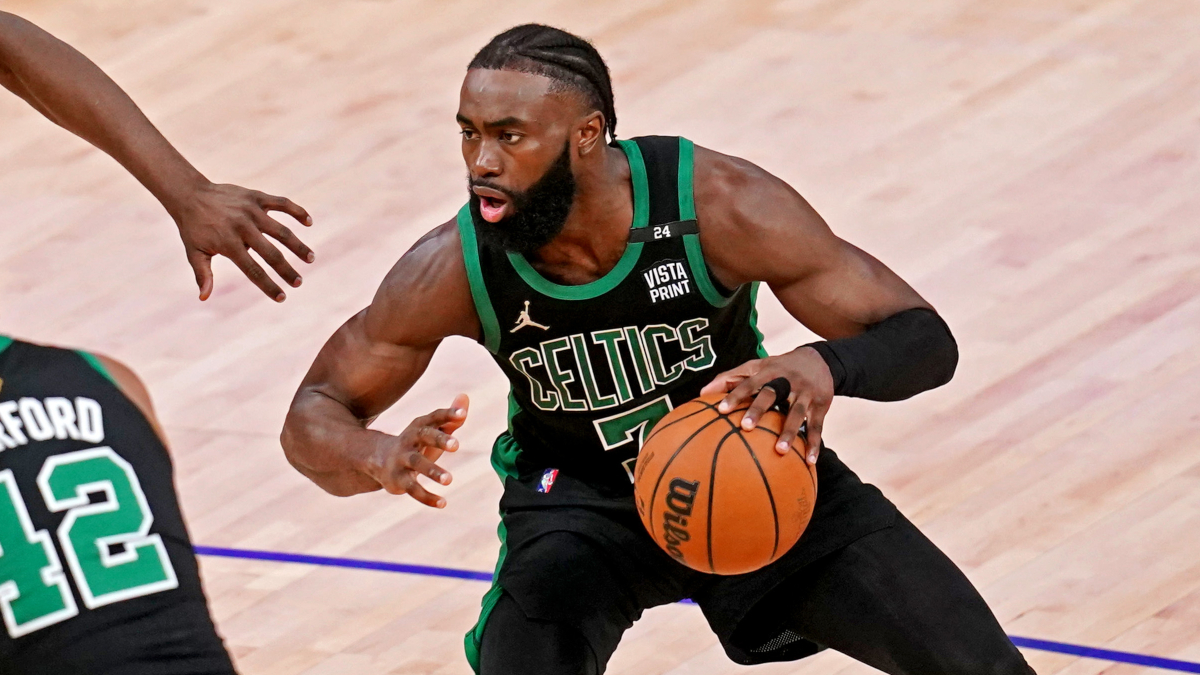 Boston Celtics forward Jaylen Brown