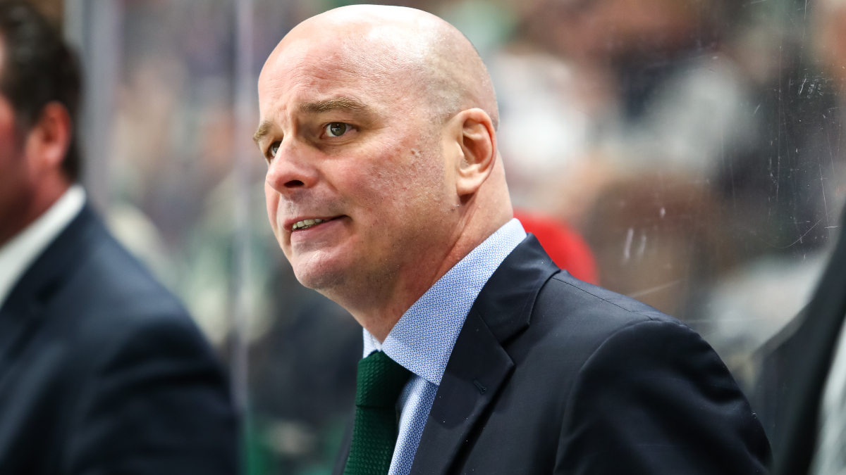 Boston Bruins head coach Jim Montgomery