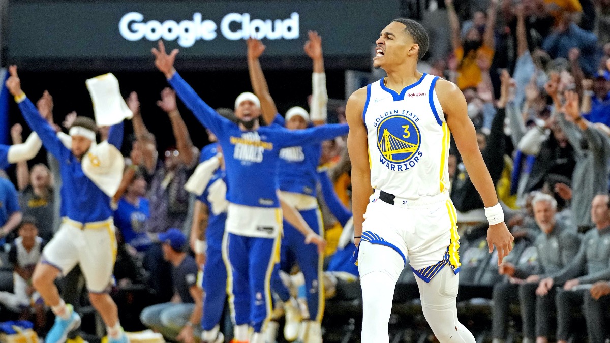 Golden State Warriors guard Jordan Poole