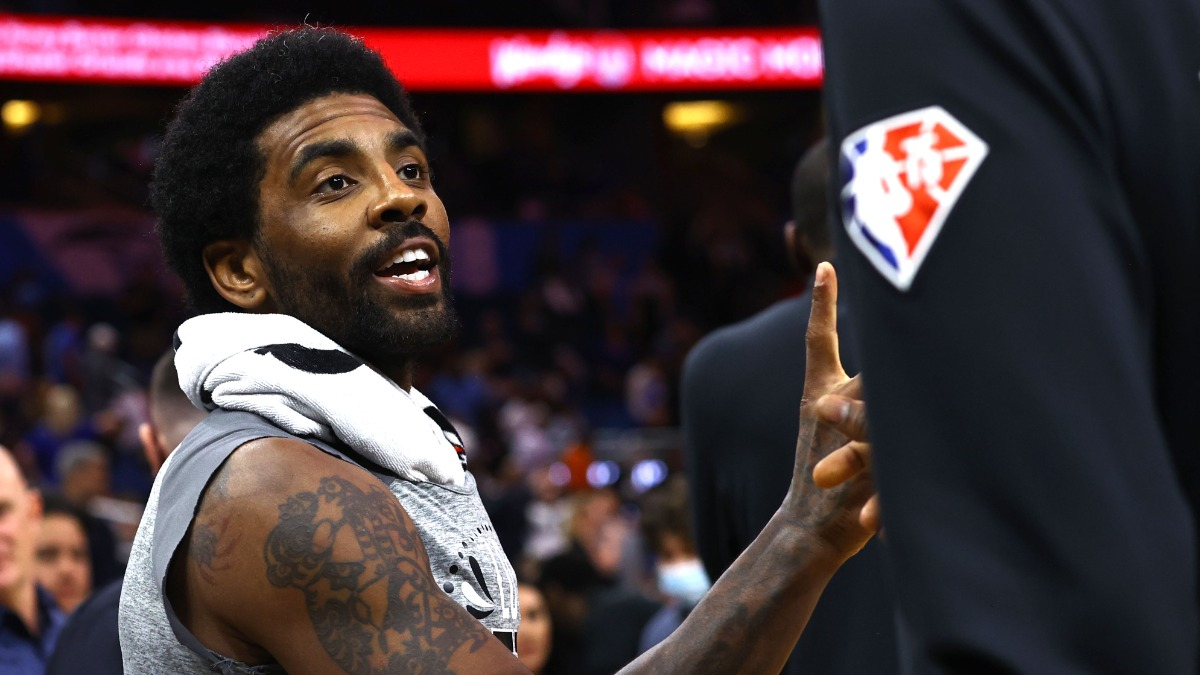 Brooklyn Nets point guard Kyrie Irving