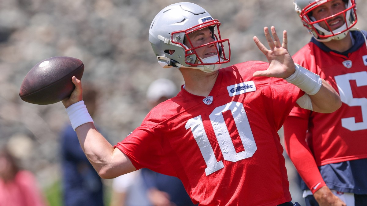 New England Patriots quarterback Mac Jones