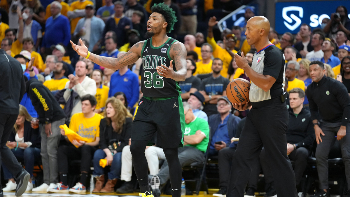 Boston Celtics guard Marcus Smart