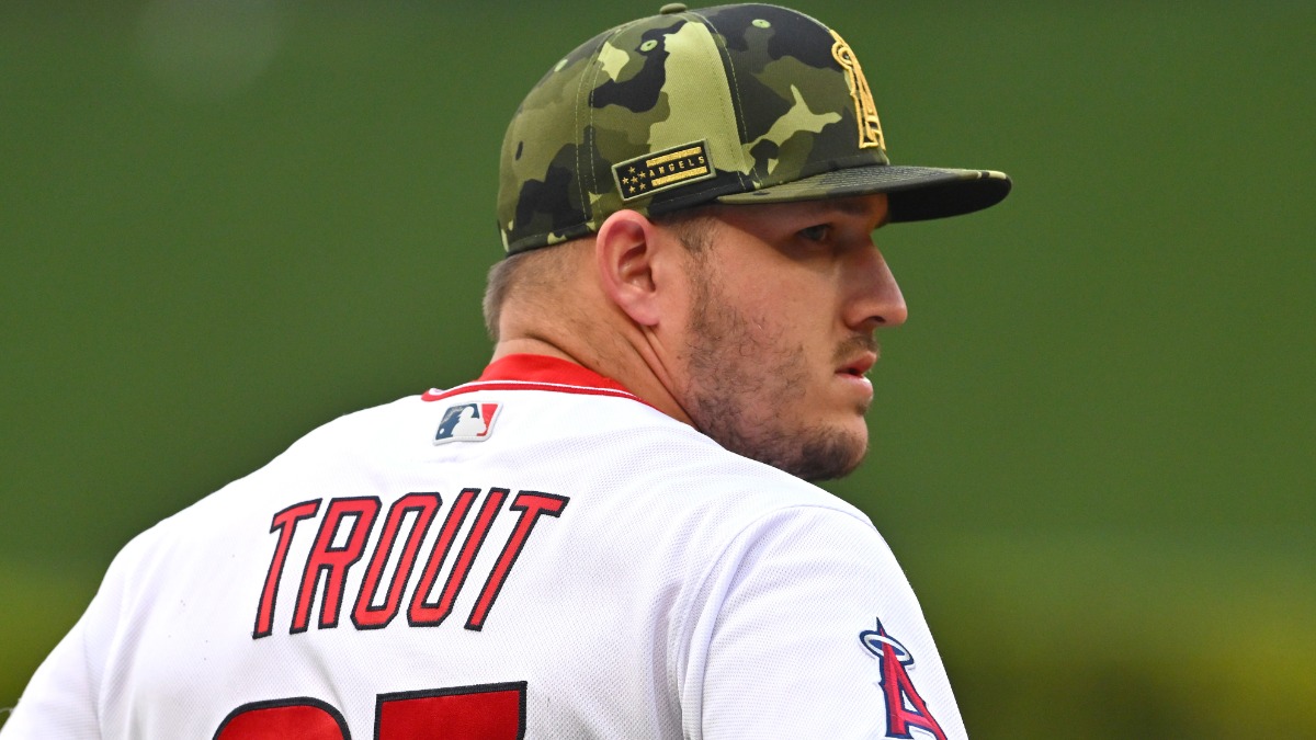 Los Angeles Angels center fielder Mike Trout