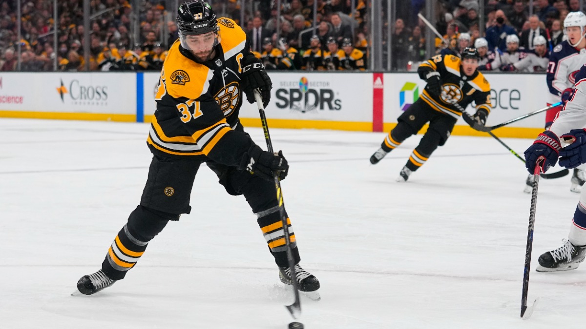 Boston Bruins center Patrice Bergeron