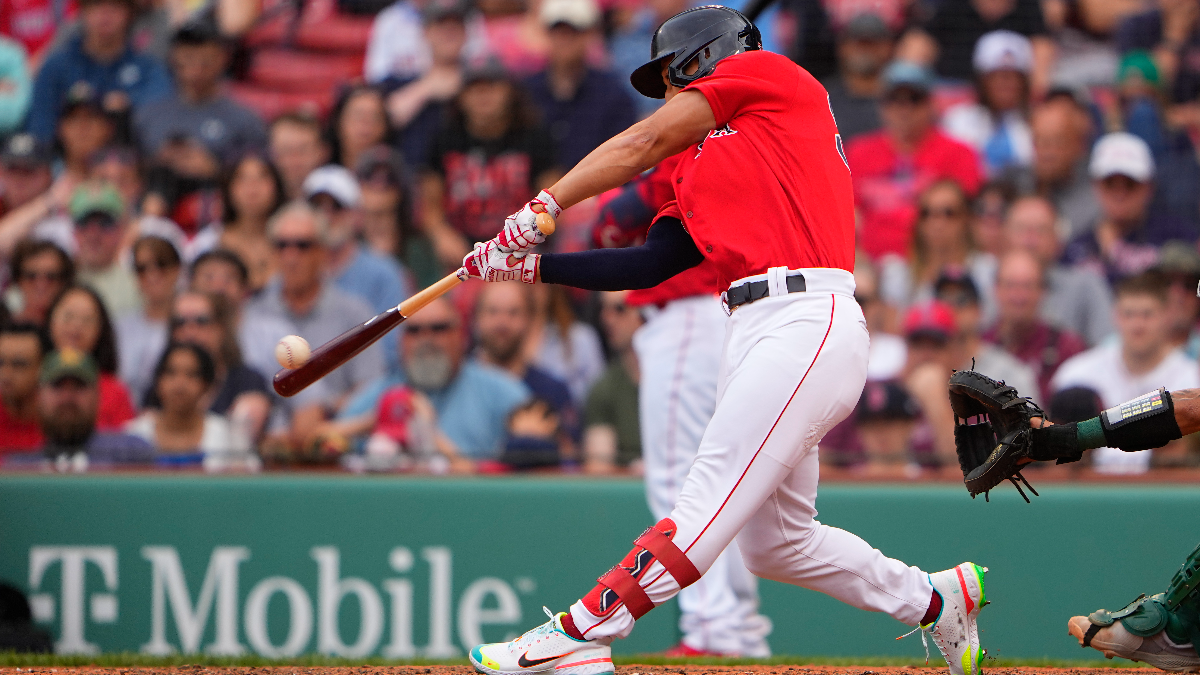 Boston Red Sox outfielder Rob Refsnyder