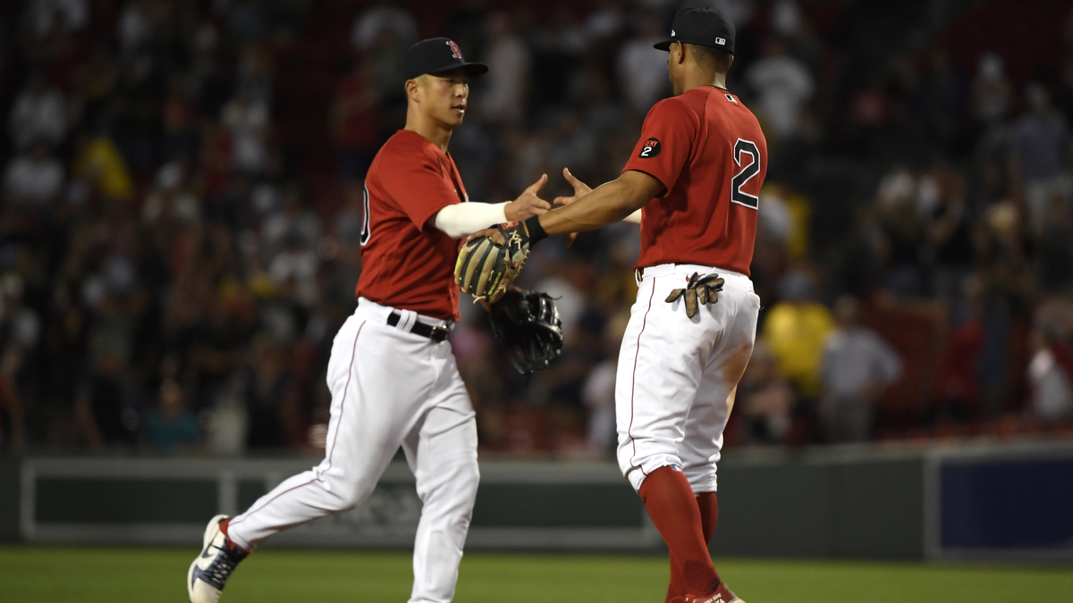 Boston Red Sox outfield Rob Refsnyder