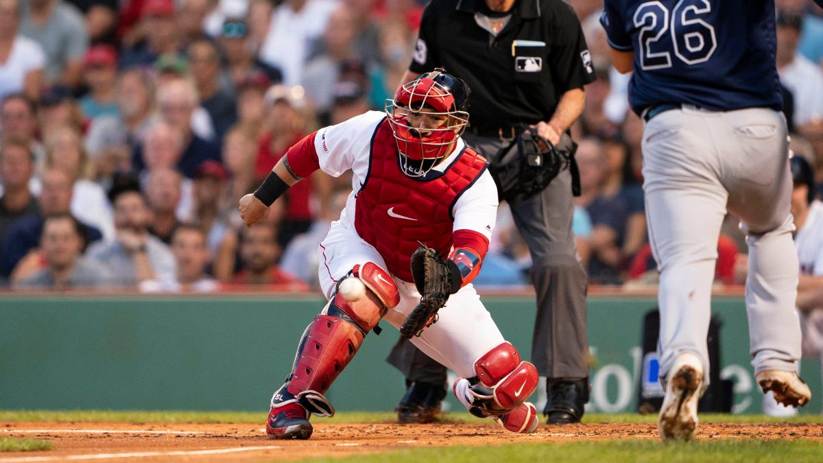 Former Boston Red Sox catcher Sandy Leon