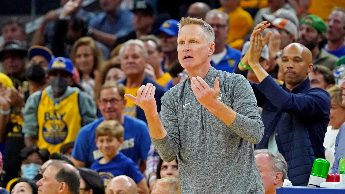 Golden State Warriors head coach Steve Kerr