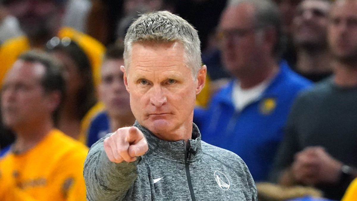 Golden State Warriors head coach Steve Kerr