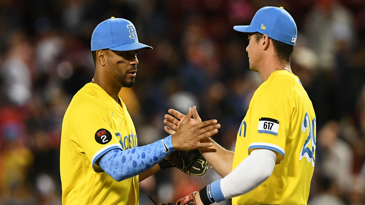 Boston Red Sox shortstop Xander Bogaerts and first baseman Bobby Dalbec