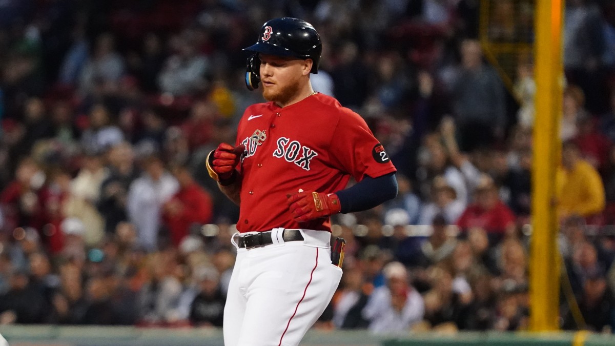 Boston Red Sox left fielder Alex Verdugo