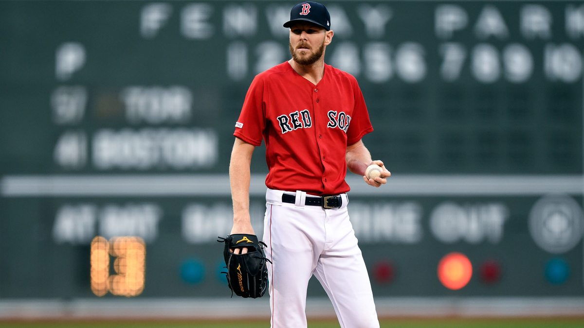 Boston Red Sox pitcher Chris Sale