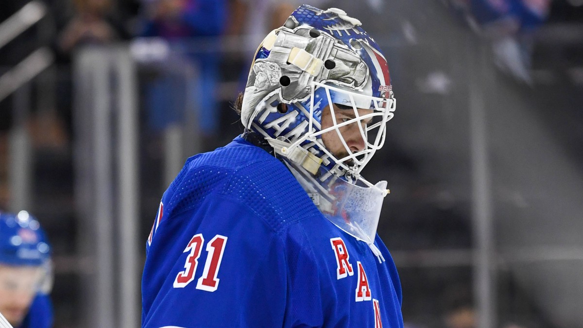 New York Rangers goaltender Igor Shesterkin