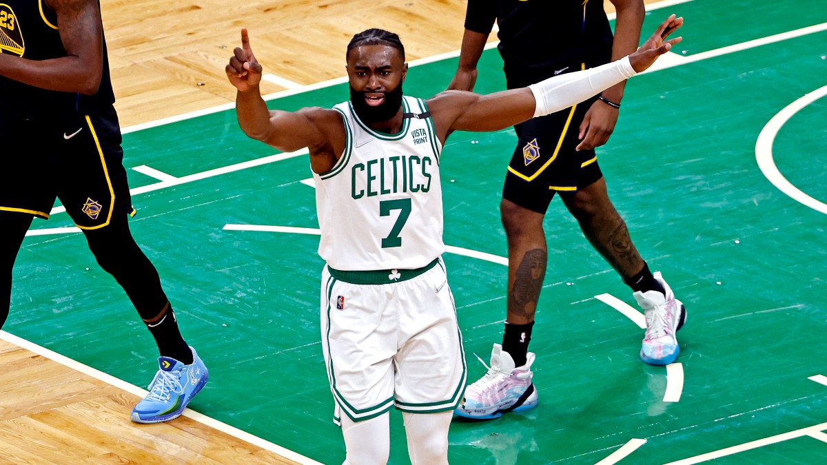 Boston Celtics guard Jaylen Brown