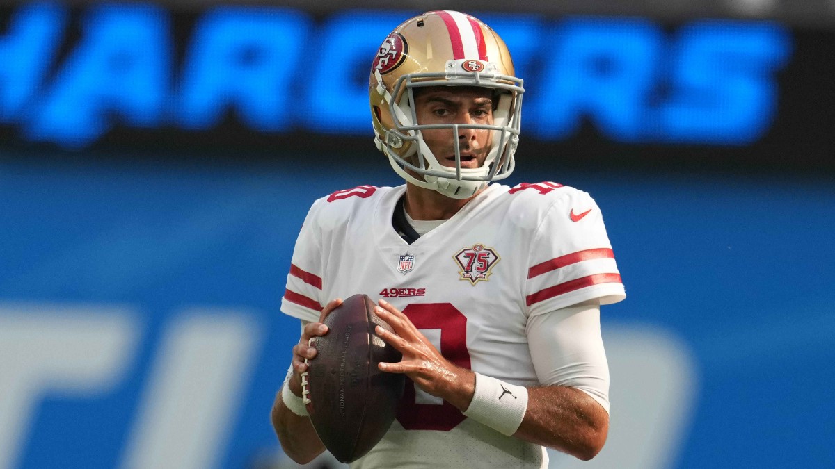 San Francisco 49ers quarterback Jimmy Garoppolo