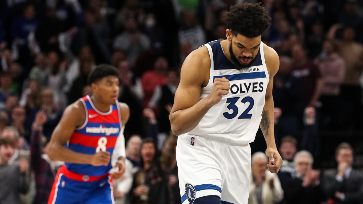 Minnesota Timeberwolves center Karl-Anthony Towns