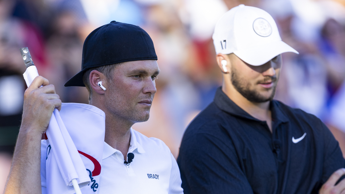 Tampa Bay Buccaneers quarterback Tom Brady, Buffalo Bills quarterback Josh Allen