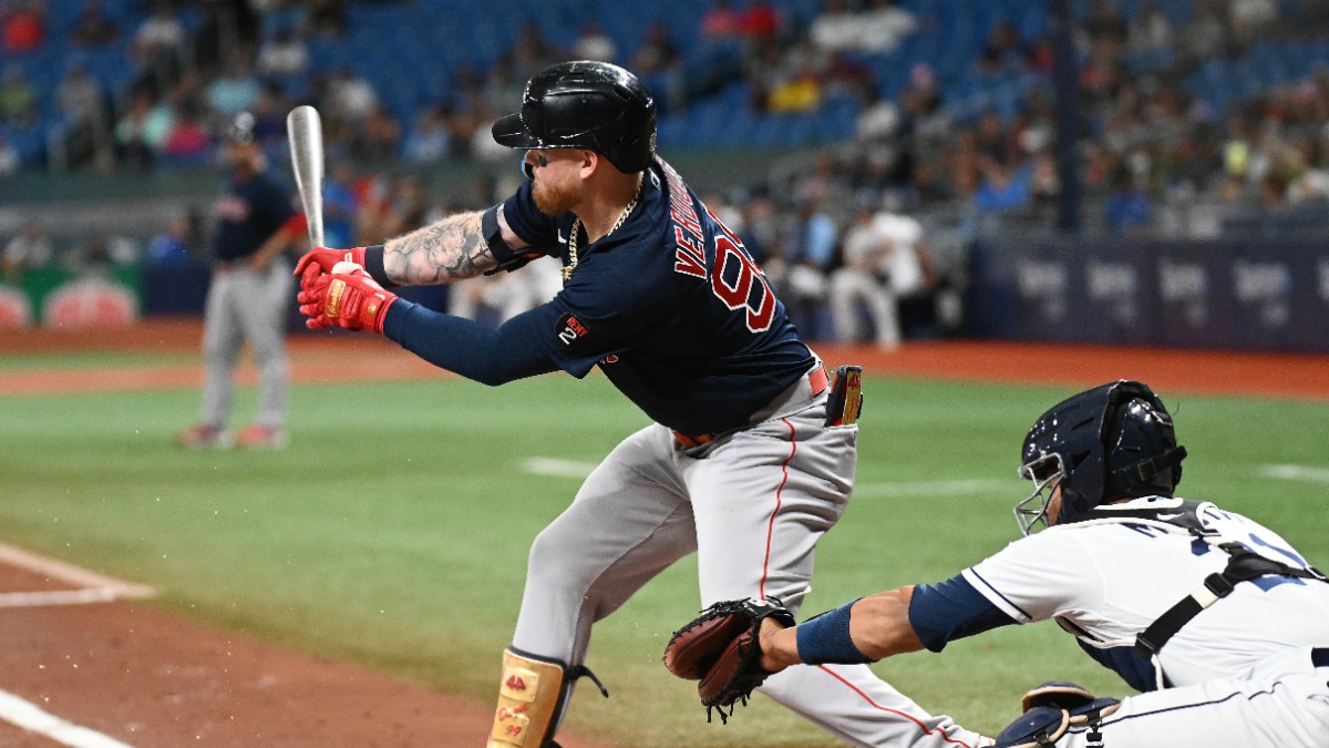 Boston Red Sox outfielder Alex Verdugo
