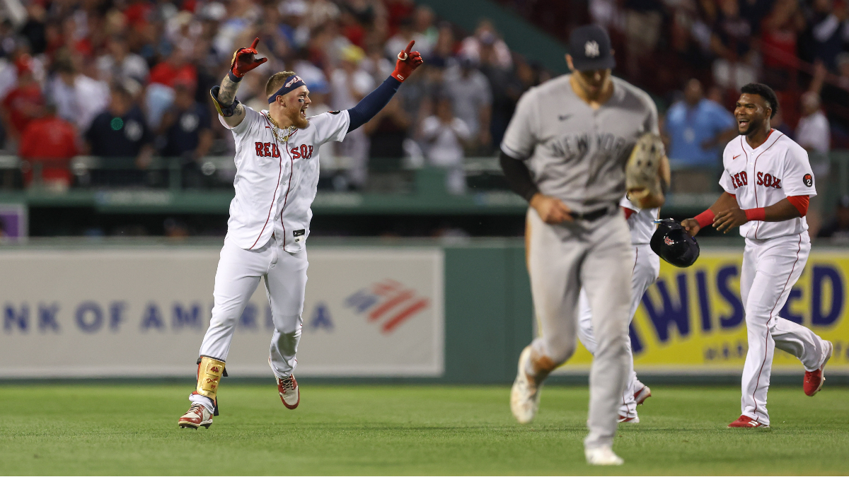Boston Red Sox outfielder Alex Verdugo