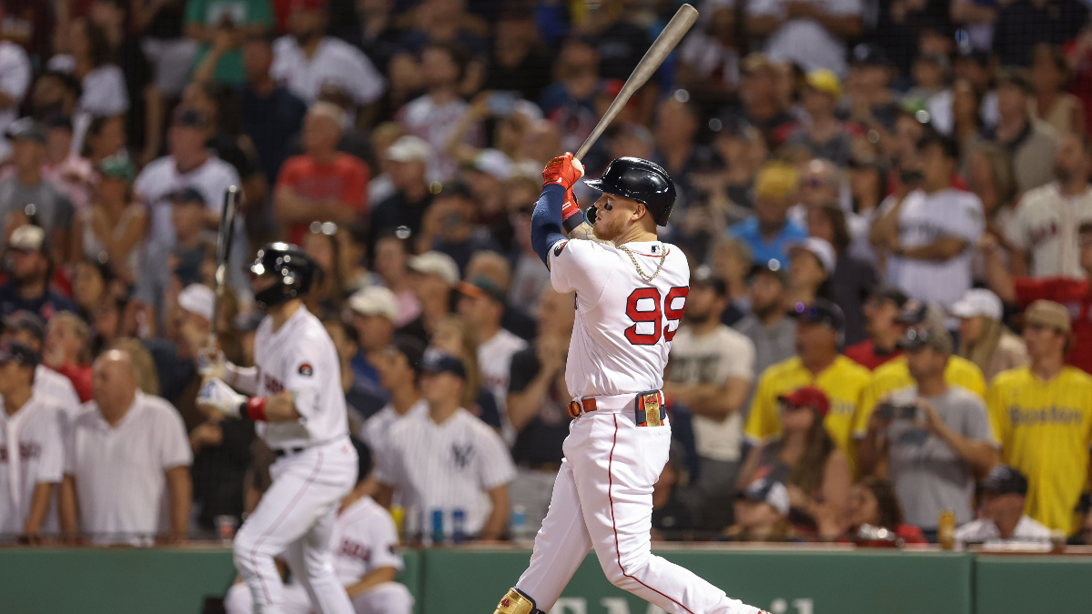 Boston Red Sox outfielder Alex Verdugo