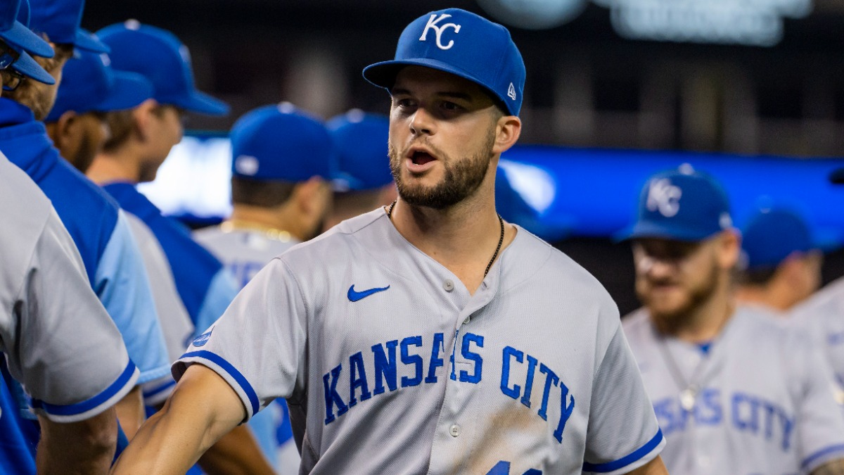 Kansas City Royals left fielder Andrew Benintendi