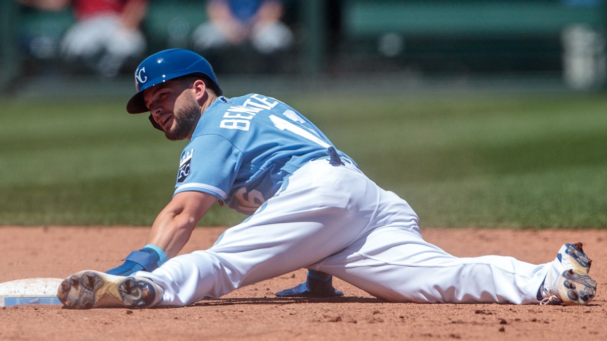 Kansas City Royals left fielder Andrew Benintendi