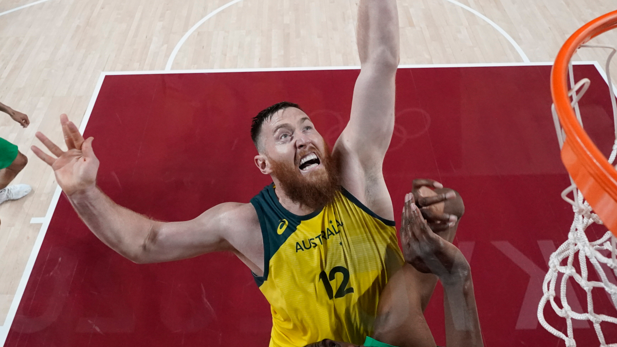 NBA center Aron Baynes