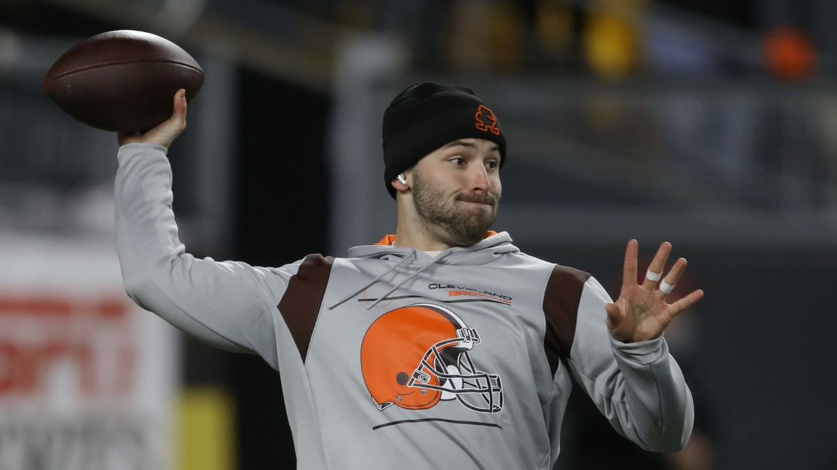 Carolina Panthers quarterback Baker Mayfield