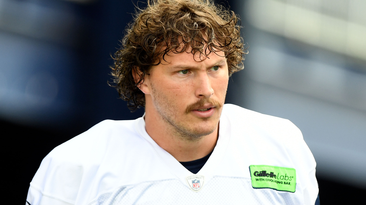 New England Patriots offensive lineman Cole Strange