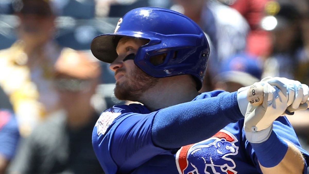 Chicago Cubs left fielder Ian Happ