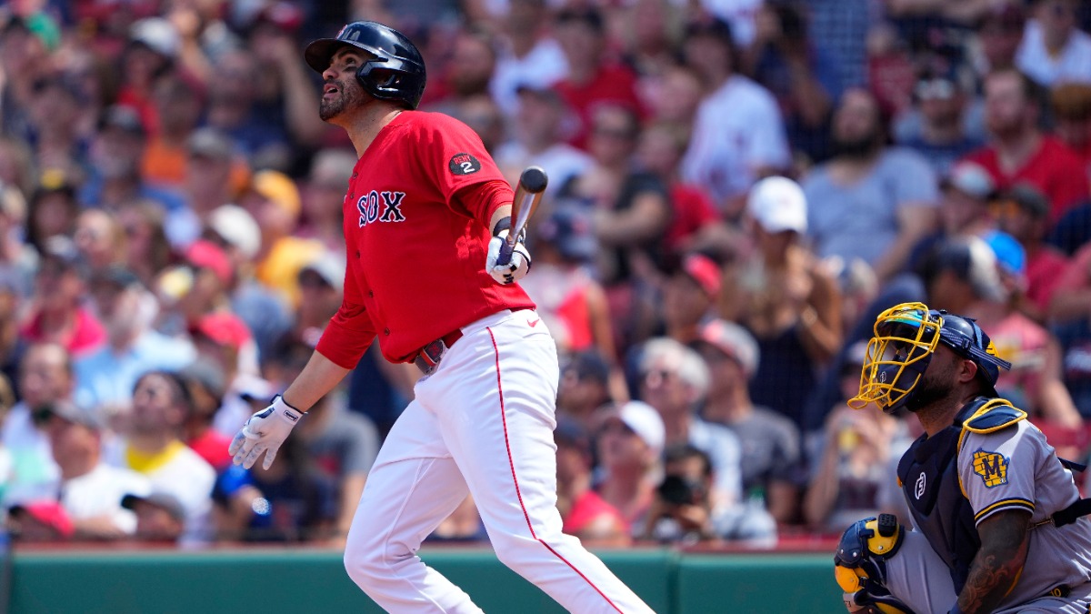 Boston Red Sox designated hitter J.D. Martinez