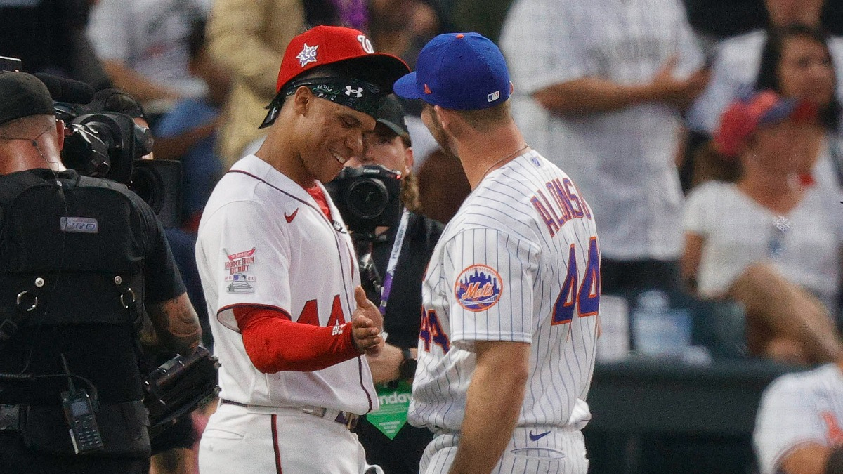 Washington Nationals outfielder Juan Soto, New York Mets first baseman Pete Alonso