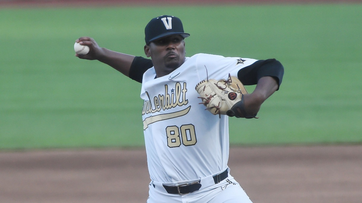 Former Vanderbilt pitcher Kumar Rocker