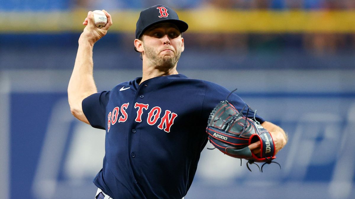 Boston Red Sox starting pitcher Kutter Crawford