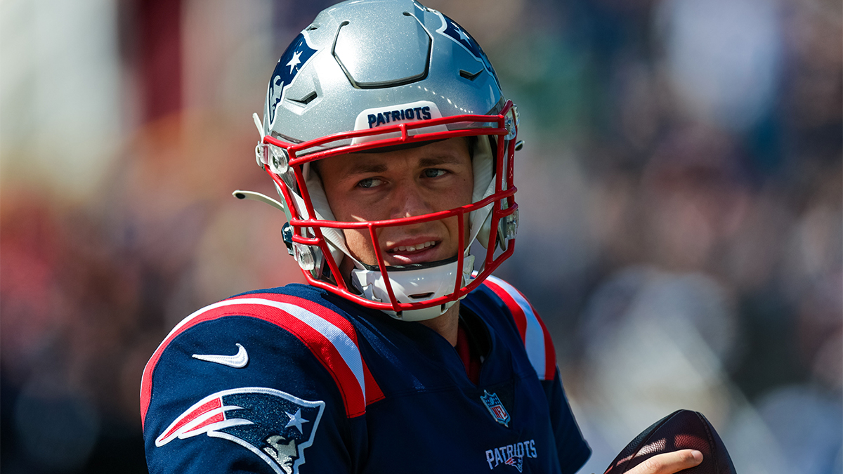 New England Patriots quarterback Mac Jones