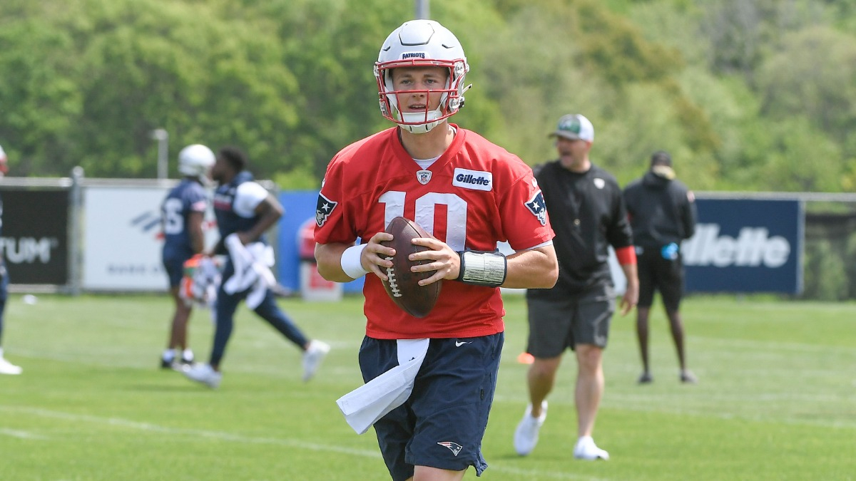 New England Patriots quarterback Mac Jones