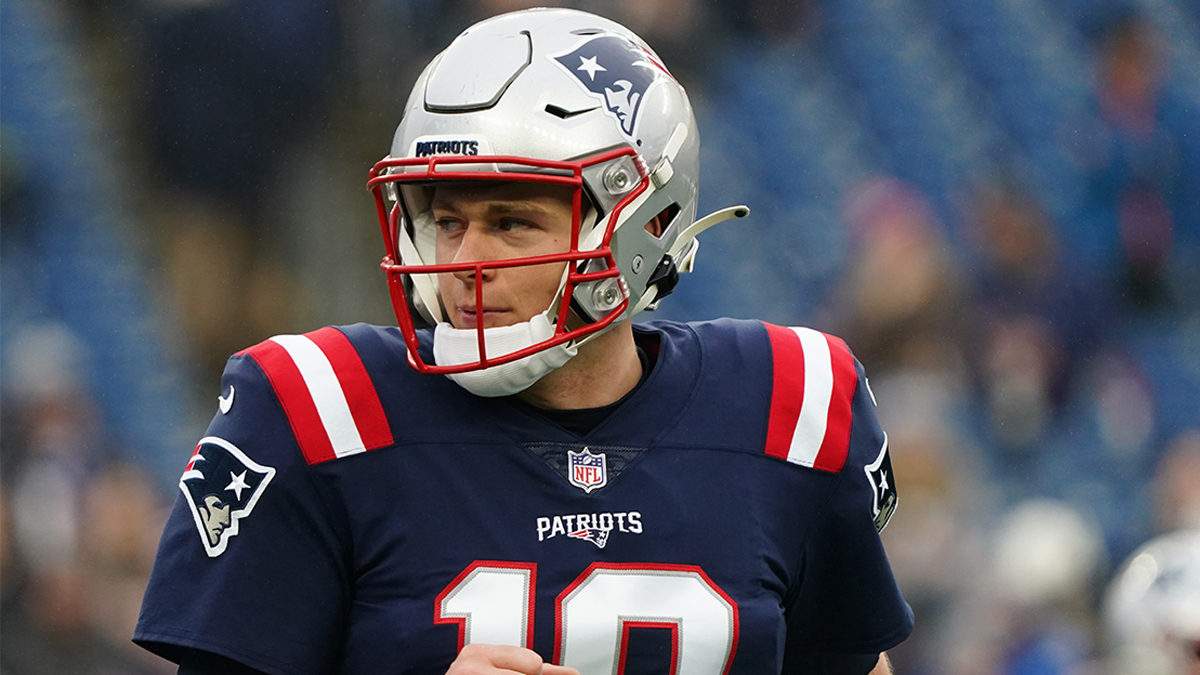 New England Patriots quarterback Mac Jones