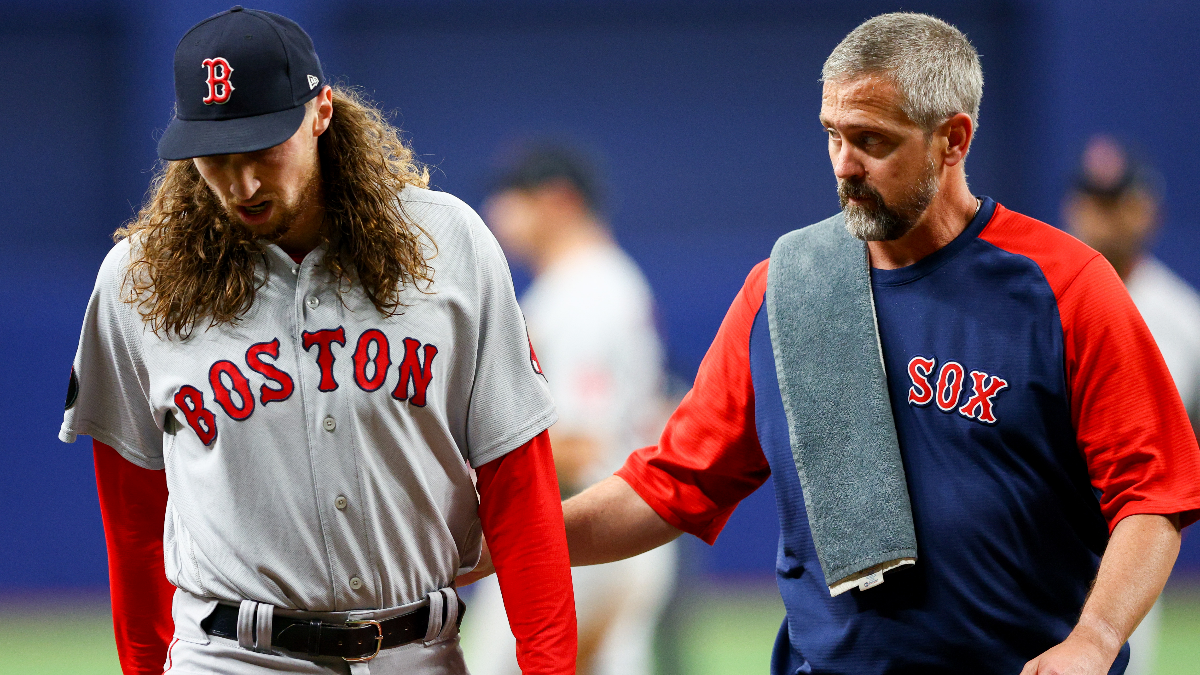 Boston Red Sox pitcher Matt Strahm