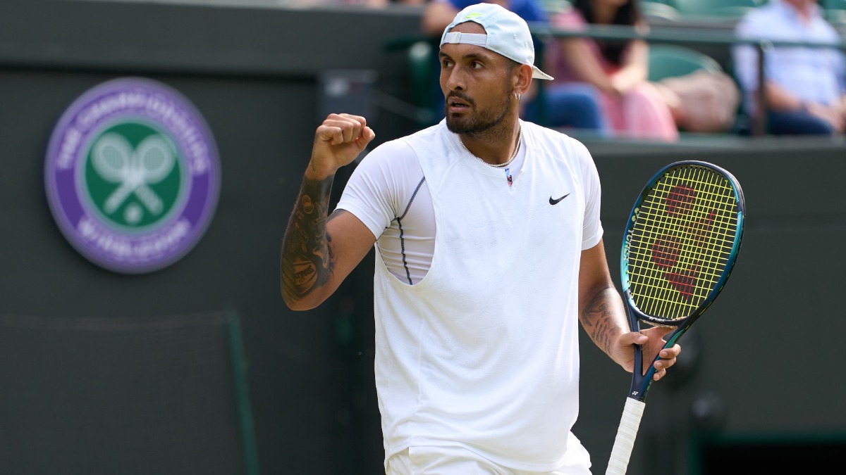 Australian tennis player Nick Kyrgios