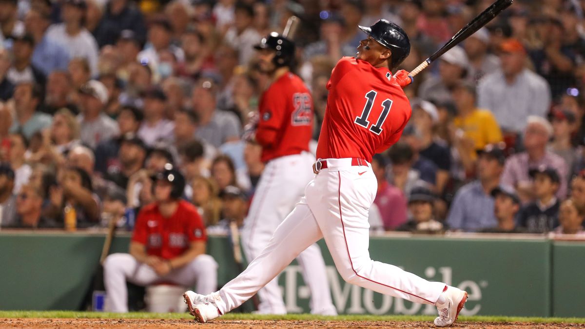 Boston Red Sox third baseman Rafael Devers