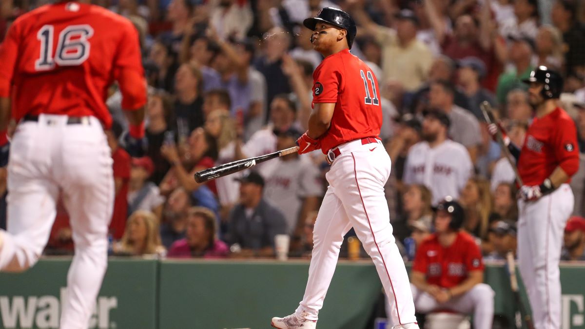 Boston Red Sox third baseman Rafael Devers