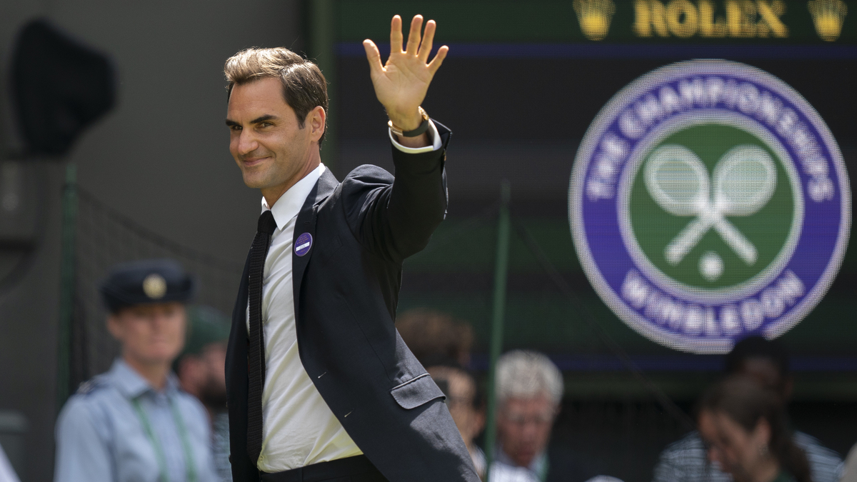 Tennis player Roger Federer