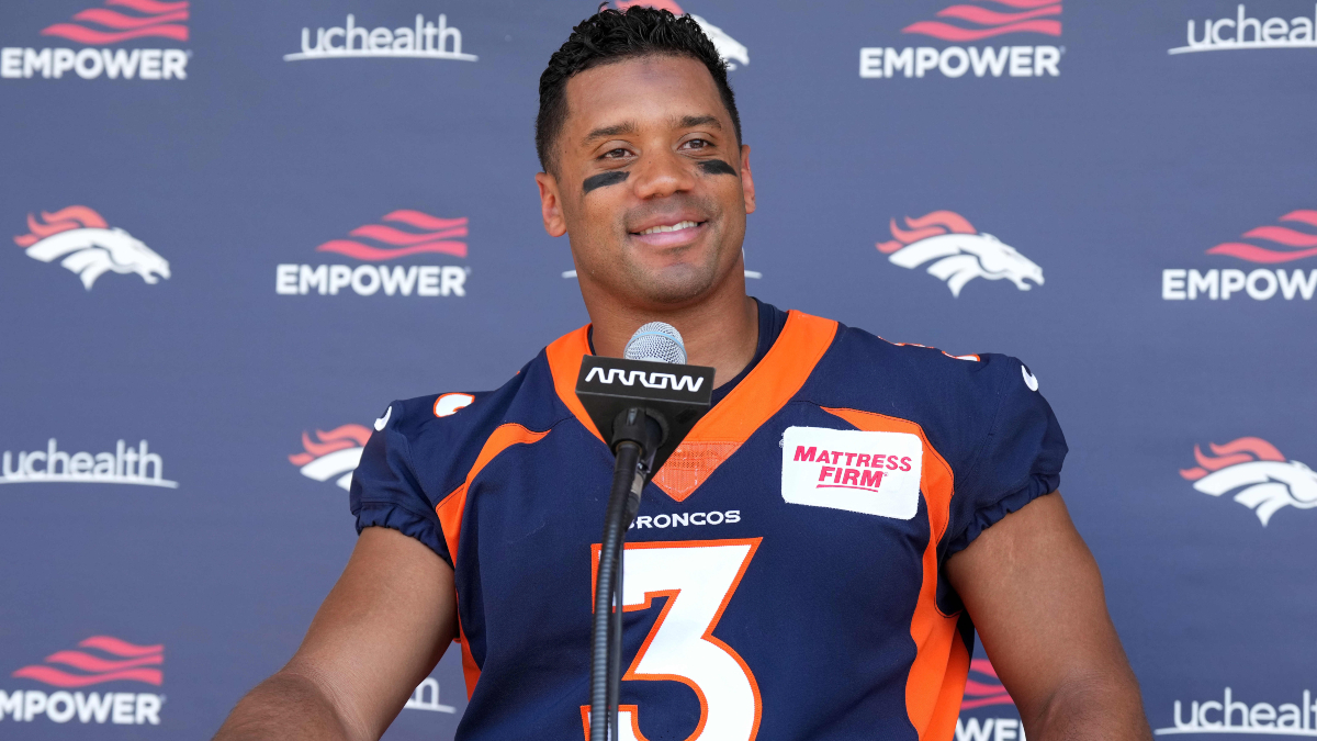 Denver Broncos quarterback Russell Wilson