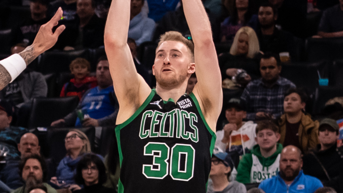 Boston Celtics forward Sam Hauser