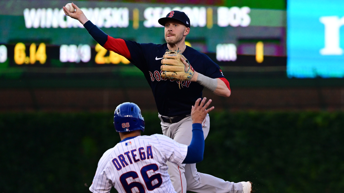 Boston Red Sox second baseman Trevor Story